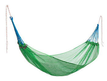 Гамак-сетка (поливискоза), с чехлом, HM-200 р-р 200*120 см зеленый 009200 Гамак-сетка (поливискоза), с чехлом, HM-200 р-р 200*120 см зеленый 009200