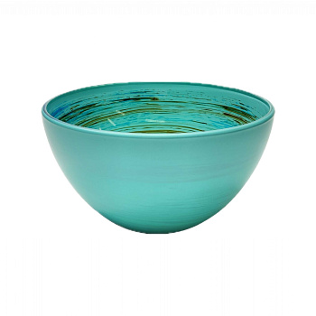 Салатник большой арт.326/1-Н "Торнадо" (Бирюза-Виски)