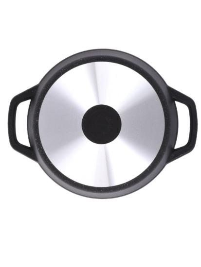 Кастрюля 6,5л со стекл. кр. АП (темный мрамор) кмт652а Кастрюля 6,5л со стекл. кр. АП (темный мрамор) кмт652а