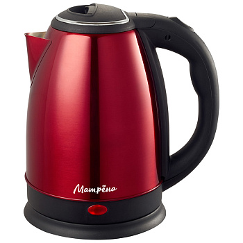 Чайник МАТРЁНА MA-002 электрический (1,8 л) стальной красный 005409