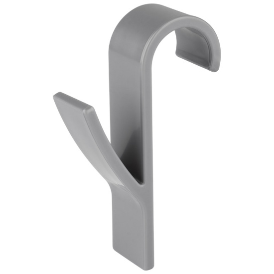 Набор крючков на полотенцесушитель (4 шт), 9,6*2,5*3 см, серый 109690