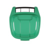 Бак для мусора 65л на колес зеленый М4663