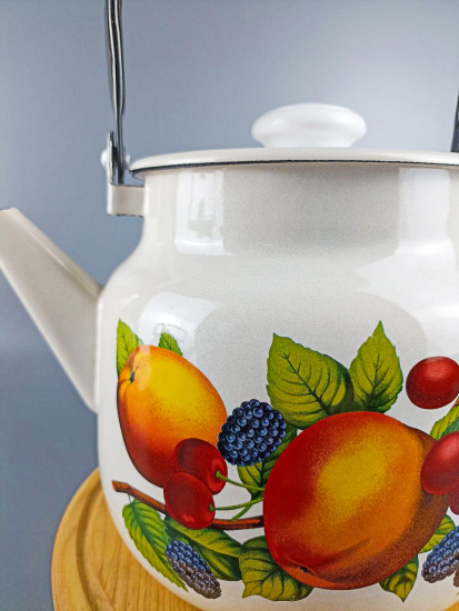 Чайник для плиты 3,5 л. (Яблоки) С-2713П2/4Жм