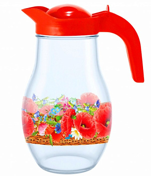 Кувшин 1,5л арт.1607-Д (Маковое поле)