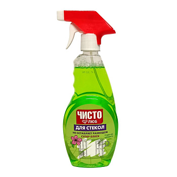 Средство для мытья стекол 500г Утренняя свежесть ЧИСТОЛЮБ (2300050)