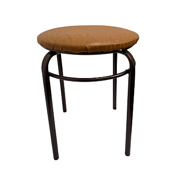 Табурет "Великан" с 2-кольца 344 н. медь,кор кофе