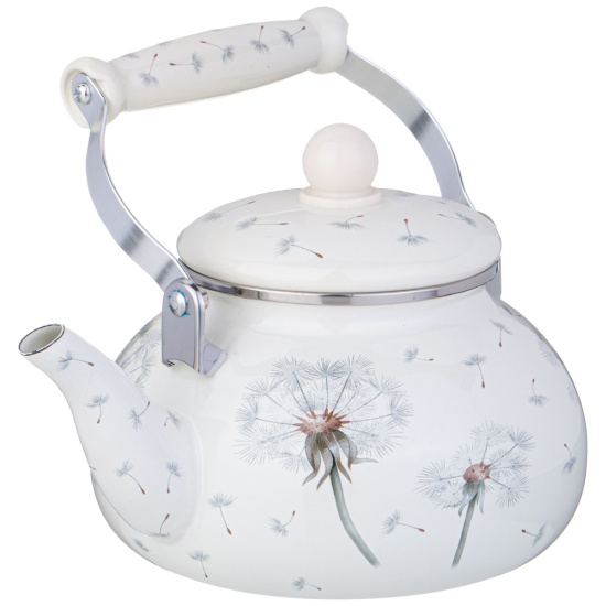 ЧАЙНИК AGNESS ЭМАЛИРОВАННЫЙ СЕРИЯ "DANDELION", 2,3 Л (943-052)
