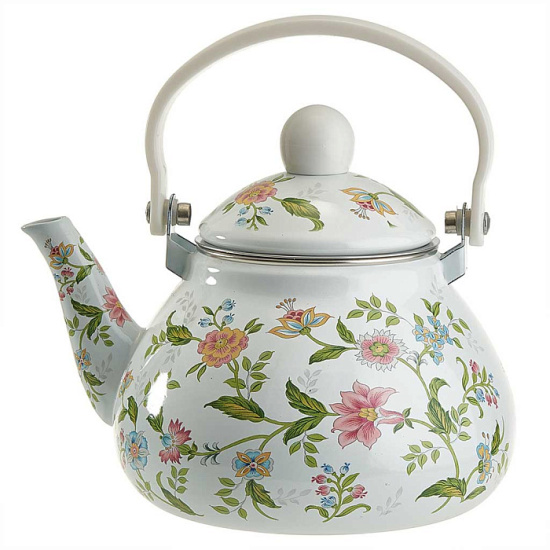 Чайник эмалированный с фильтром из нерж.стали 1,3л "Прованс" EM-1310