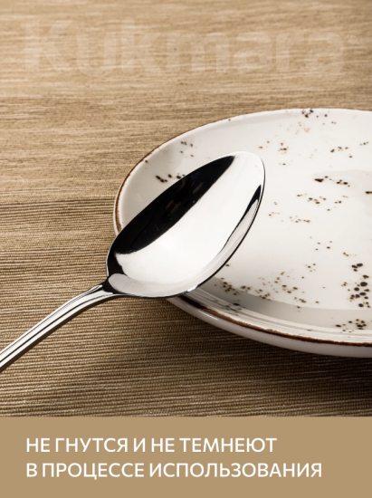 Набор ложек столовых 6 предметов "Виола" (М03) в упаковке НСП-0603лс Набор ложек столовых 6 предметов "Виола" (М03) в упаковке НСП-0603лс