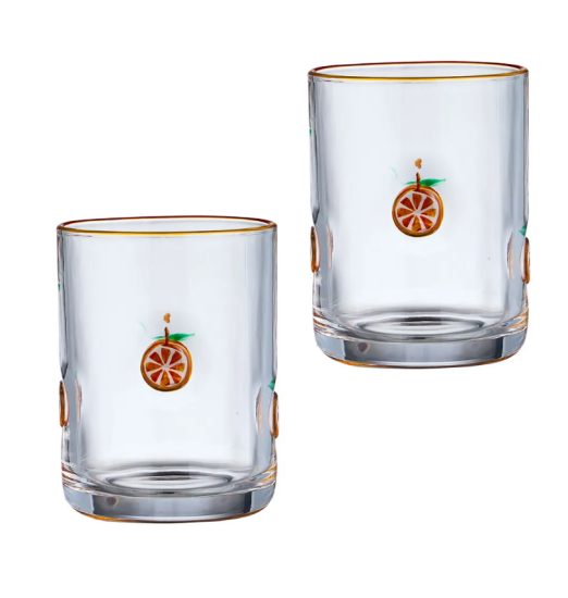 НАБОР СТАКАНОВ "FRUITY ORANGE" ИЗ 2 ШТ. 400 МЛ 685-134