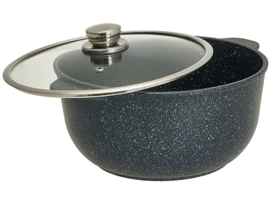 Кастрюля-казан с а/п с крышкой, 4 литра, Серия "Мегалит 14" ТМ "ГАРДАРИКА" 1704-14-10