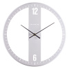 Часы настенные из металла, 32см открытая стрелка, белый "Классика" "Рубин" 3237-001,,