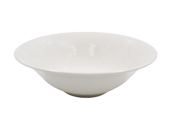 Салатник 18см 590мл "Белье" сгк7-WHITE гладкий край 103799