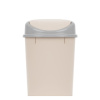Контейнер для мусора 8л. (Овальный) сл. кость М4166