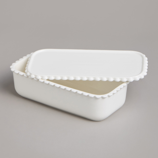 ПАШТЕТНИЦА LEFARD "PEARL" С КРЫШКОЙ ПРЯМОУГ. 18,5*9,5*5,5 СМ 400 МЛ (761-180)