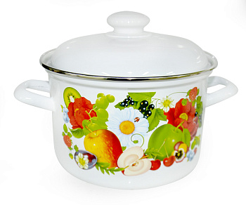 Кастрюля 3,0л 16124 АП2 "Фруктовый микс" Кастрюля 3,0л 16124 АП2 "Фруктовый микс"