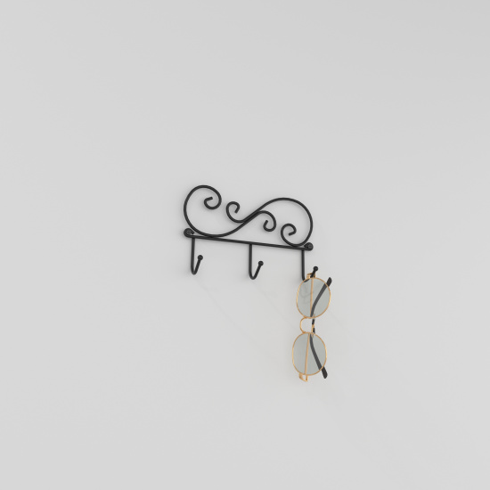 Вешалка "Кружева 3" (Черный)