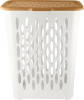 Корзина для белья Keeplex Wood с откидной крышкой 37л 42,2х29х51,5см KL180111624 