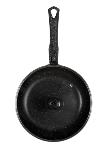 Сковорода 220 мм, 1 руч., ст/кр, а/п. Easy Stone. Алюминий марки А5 6822352