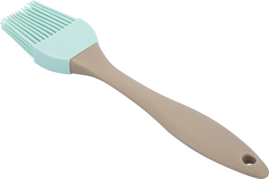 Кисточка кулинарная силиконовая 17 см (бежевая с мятным) Linea Silicone 93-SI-CU-11.9