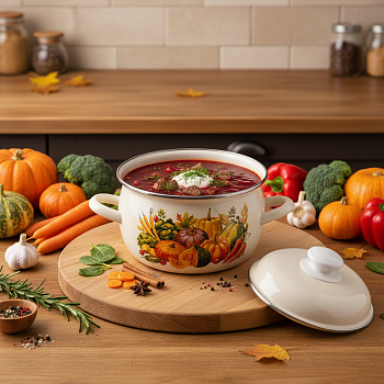 Кастрюля 3,5 литра (Осенний карнавал) С-4213АП2/4Жм