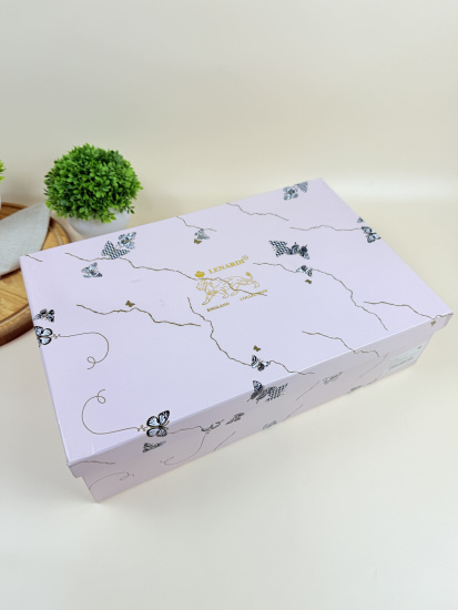 Чайный набор 12пр. 220 мл Butterfly в под.уп.(х6)Фарфор 133-099