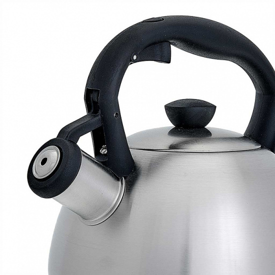 Чайник для плиты 2,0л нержавеющая сталь WEBBER ВЕ-0578 со свистком 