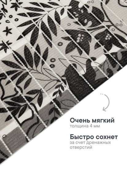 Коврик напольный из вспененного ПВХ "Виктория" 0,65х15м 302G