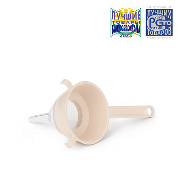 Сито (90мм) (с воронкой) М8313  бежевый
