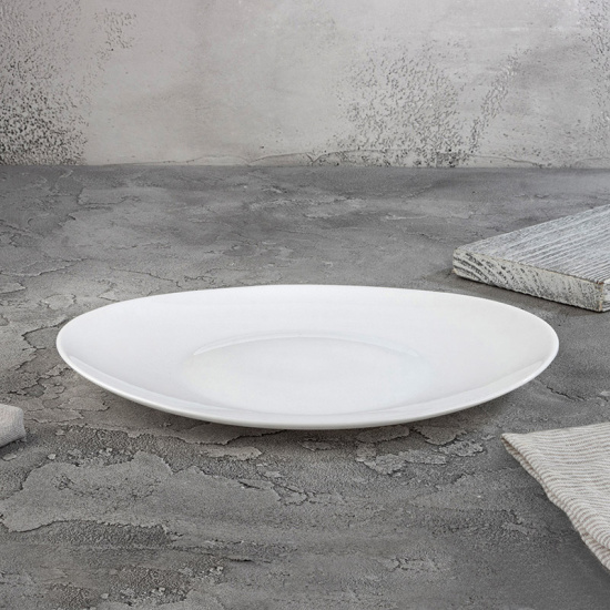 Тарелка столовая Al Dente, размер: 26,5*22,5*2,3 см из опалового стекла 107081