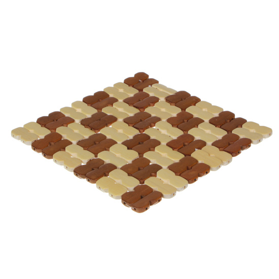 Подставка под горячее бамбук "Клетка" 20x20см 888-028