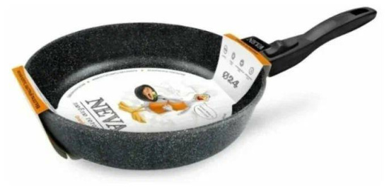 Сковорода 24 см литая «Neva Granite» с/р NG024 Сковорода 24 см литая «Neva Granite» с/р NG024