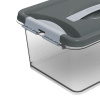 Контейнер с защелками и ручкой 8л "Клик" темно-серый С273ТСЕР Контейнер с защелками и ручкой 8л "Клик" темно-серый С273ТСЕР