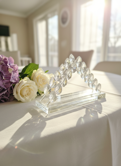 Салфетница капли стеклянная OLS-6797-21