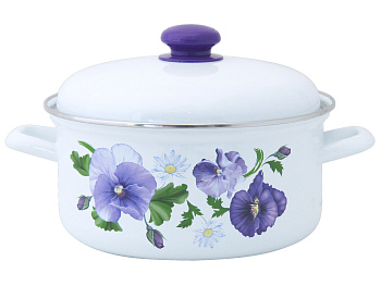 Кастрюля 3,0л 15124 АП2 "Анютины глазки" Кастрюля 3,0л 15124 АП2 "Анютины глазки"