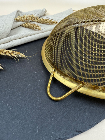 Сито золото 20 см  OLS-432-7