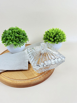 Сахарница 11,5*10 см, 109667 стекло