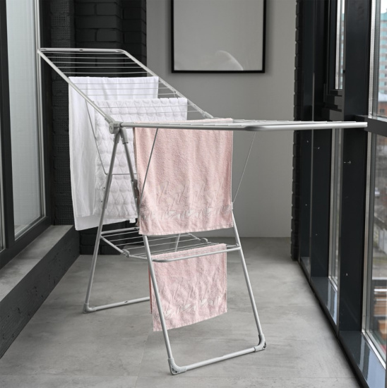 Сушилка напольная 21 м (СБ8/МС матовый серый)