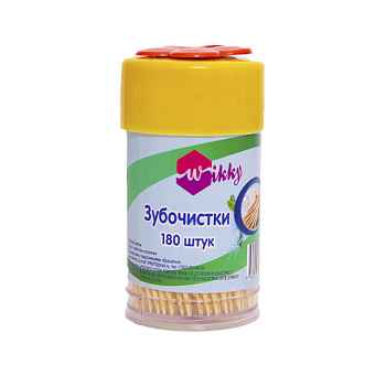 Зубочистки Wikky 180 шт. Зубочистки Wikky 180 шт.