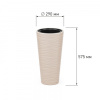 Кашпо "Оазис" 25л (со вставкой 5л)(св.бежевый) М8077 