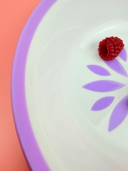 Миска пластиковая круглая 17,5см 0,7л (цвет микс) OLS-179-23