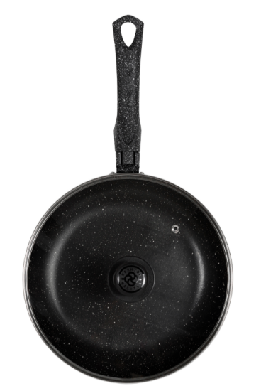 Сковорода 240 мм, 1 руч., ст/кр, а/п. Easy Stone. Алюминий марки А5 6824352