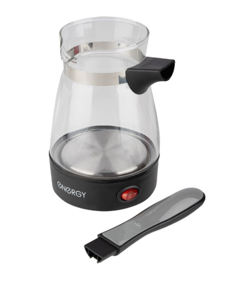 Турка стеклянная электрическая Energy EN-297 (600Вт) 106199