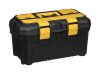Ящик для инструментов "Saturn" 22,5", 580х320х280мм с органайзером и вставкой (черный) 221402330/01