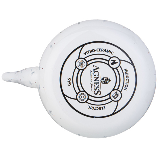 ЧАЙНИК AGNESS ЭМАЛИРОВАННЫЙ СЕРИЯ "DANDELION", 2,3 Л (943-052)