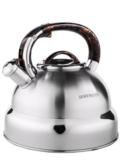 Чайник для плиты 4,8л нержавеющая сталь НМ 5586 со свистком 