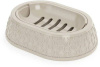 Мыльница "Вязаное плетение" бежевая М6899