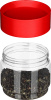 Емкость для сыпучих продуктов 0,5л (красный) 223138006/03 Емкость для сыпучих продуктов 0,5л (красный) 223138006/03