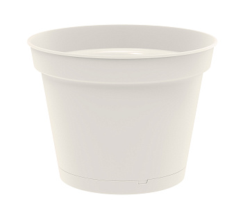 Горшок для цветов "Mint" D240мм 5л с поддоном (светло-бежевый) 221612125/01