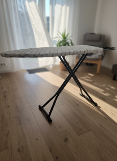 Гладильная доска на стальной сетке с х/б чехлом  110x33cm OLS-335-7